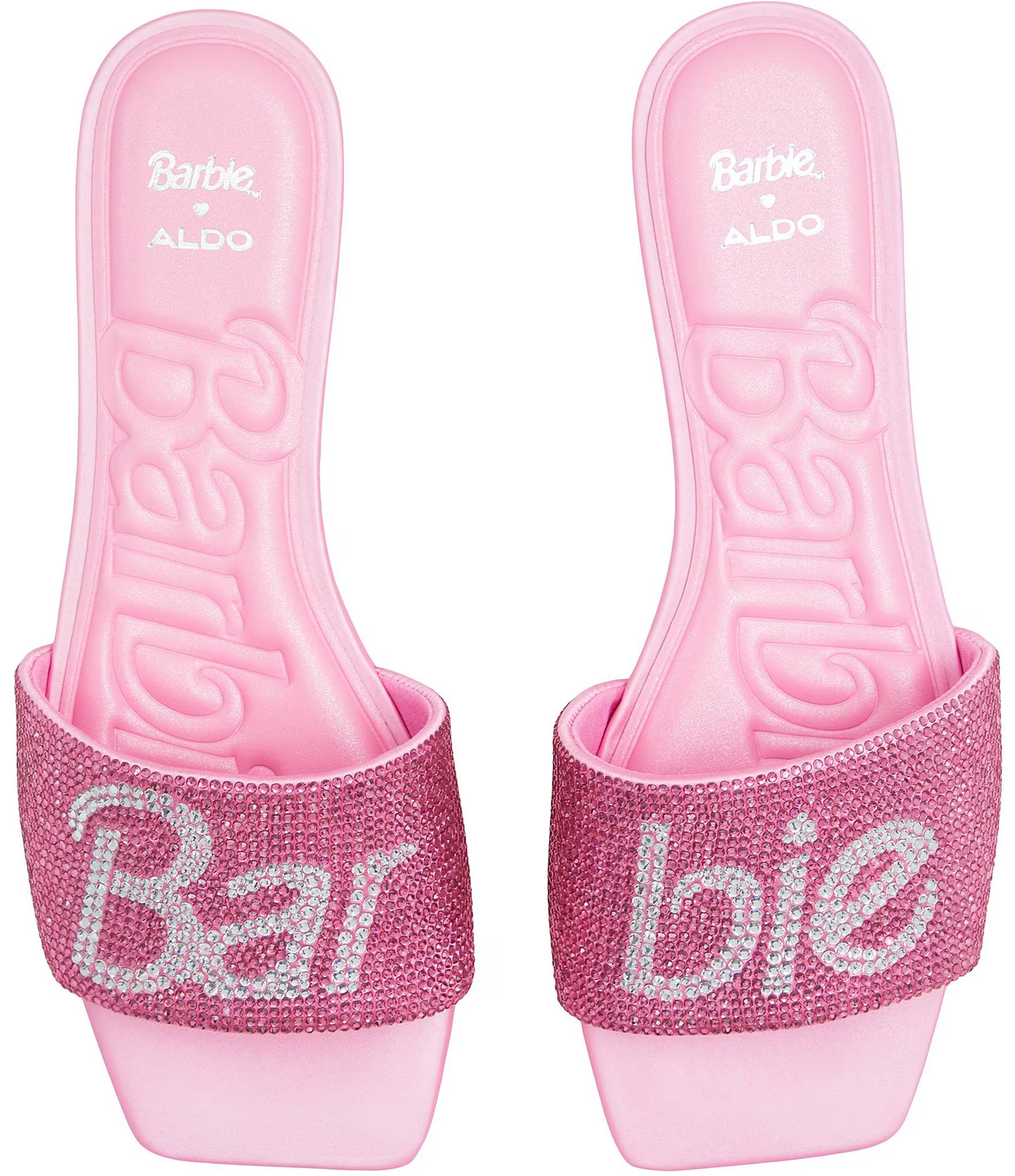 Barbie™ x ALDO Barbieville Rhinestone Slides | Dillard's | Dillard's