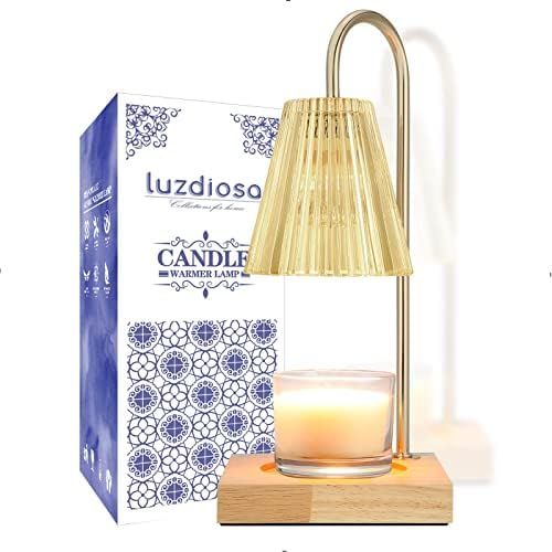 Candle Warmer Lamp with 2 Bulbs Compatible with Jar Candles Vintage Electric Candle Lamp Dimmable... | Amazon (US)