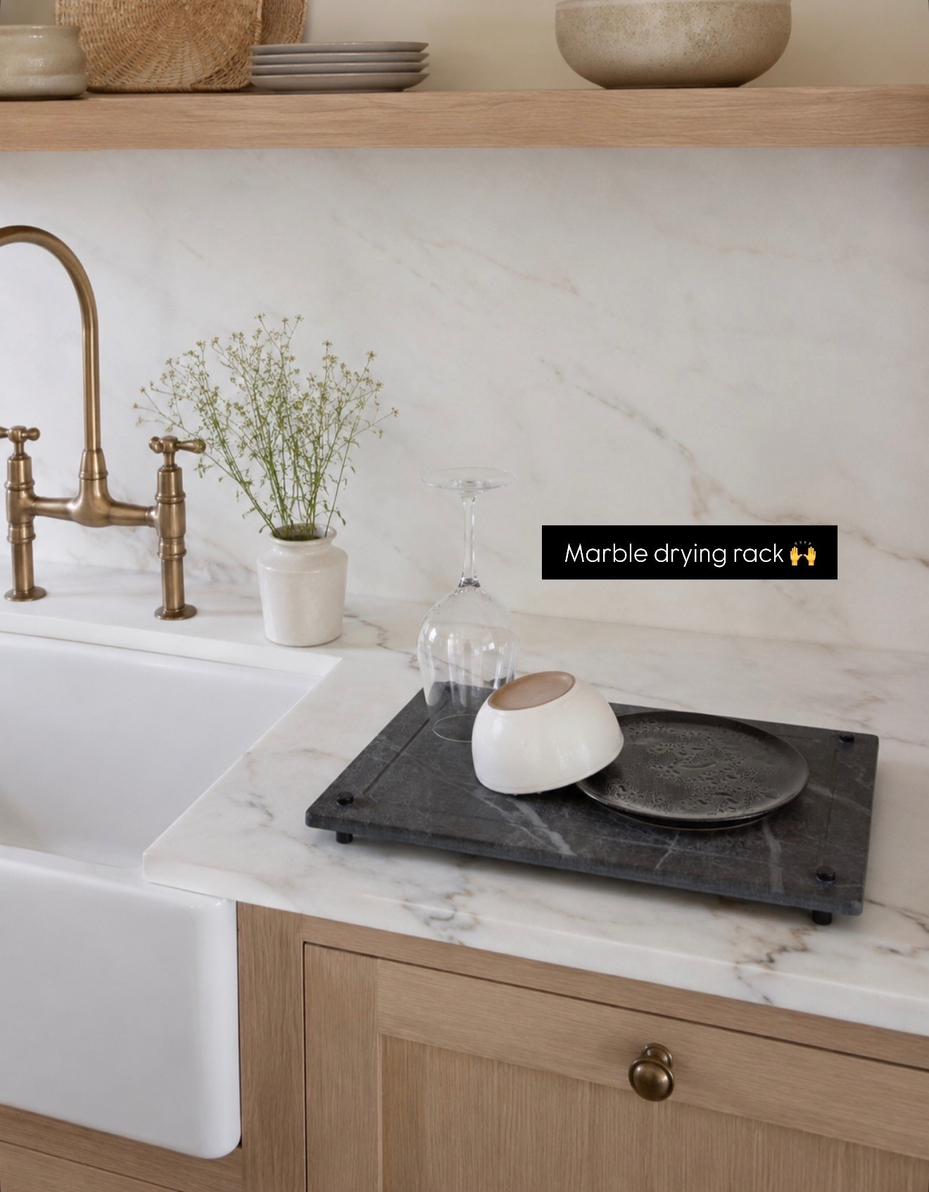Marble drying rack available in multiple sizes. ￼

#LTKHome #LTKSaleAlert