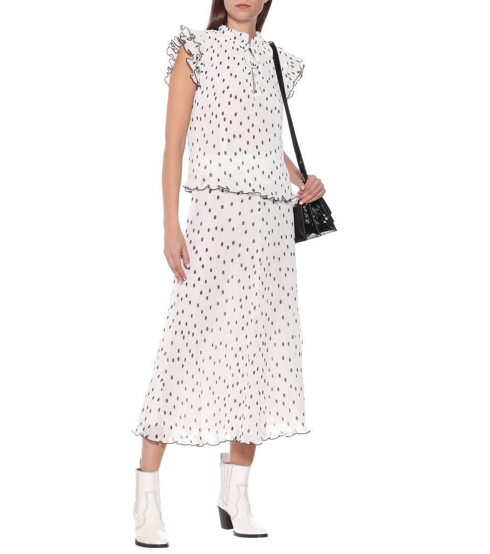 Dotted midi skirt | Mytheresa (INTL)