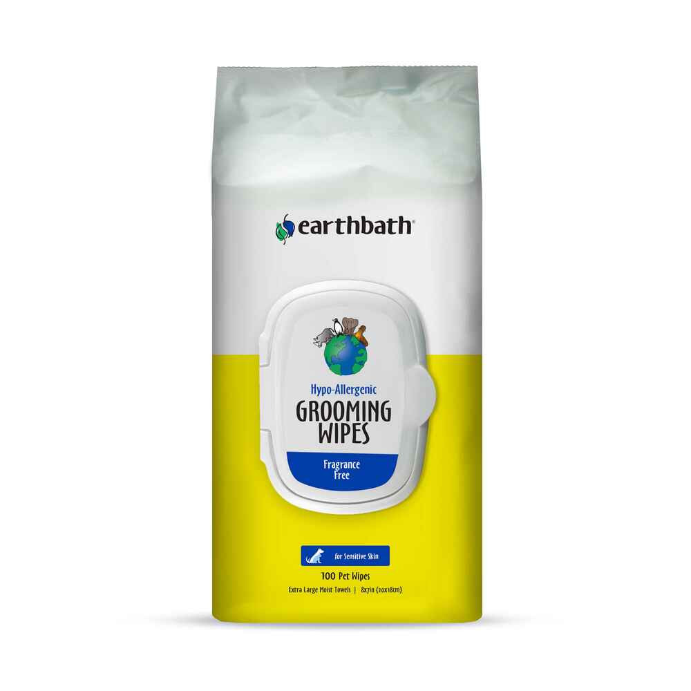 Earthbath Hypo-Allergenic Wipes Fragrance Free | 1800PetMeds