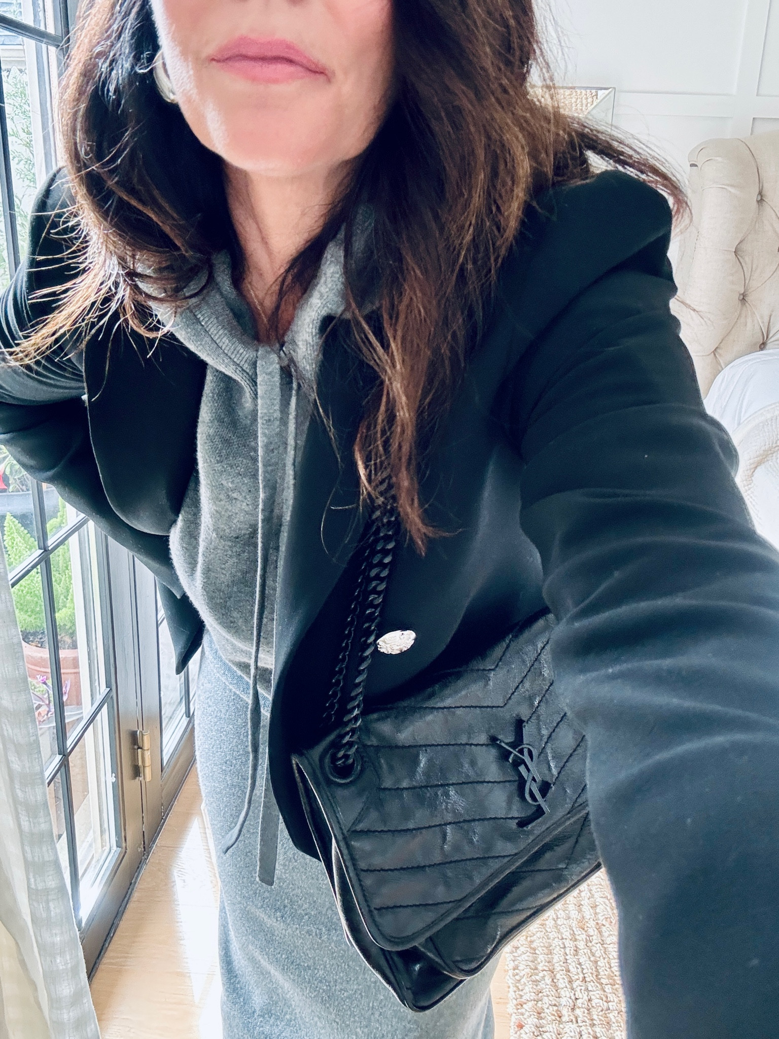 High low Fashion with 🎯Target! 
Soft like really great cashmere but it’s not! Love the slit on the back of this sexy midi skirt and the hoodie is perfect under a jacket. Wearing size medium in both and size 6 in the vb blazer. 

Work outfit 
Target finds 

#LTKFindsUnder50 #LTKOver40 #LTKWorkwear