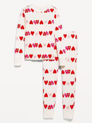 Matching Gender-Neutral Printed Snug-Fit Pajama Set for Kids | Old Navy (US)