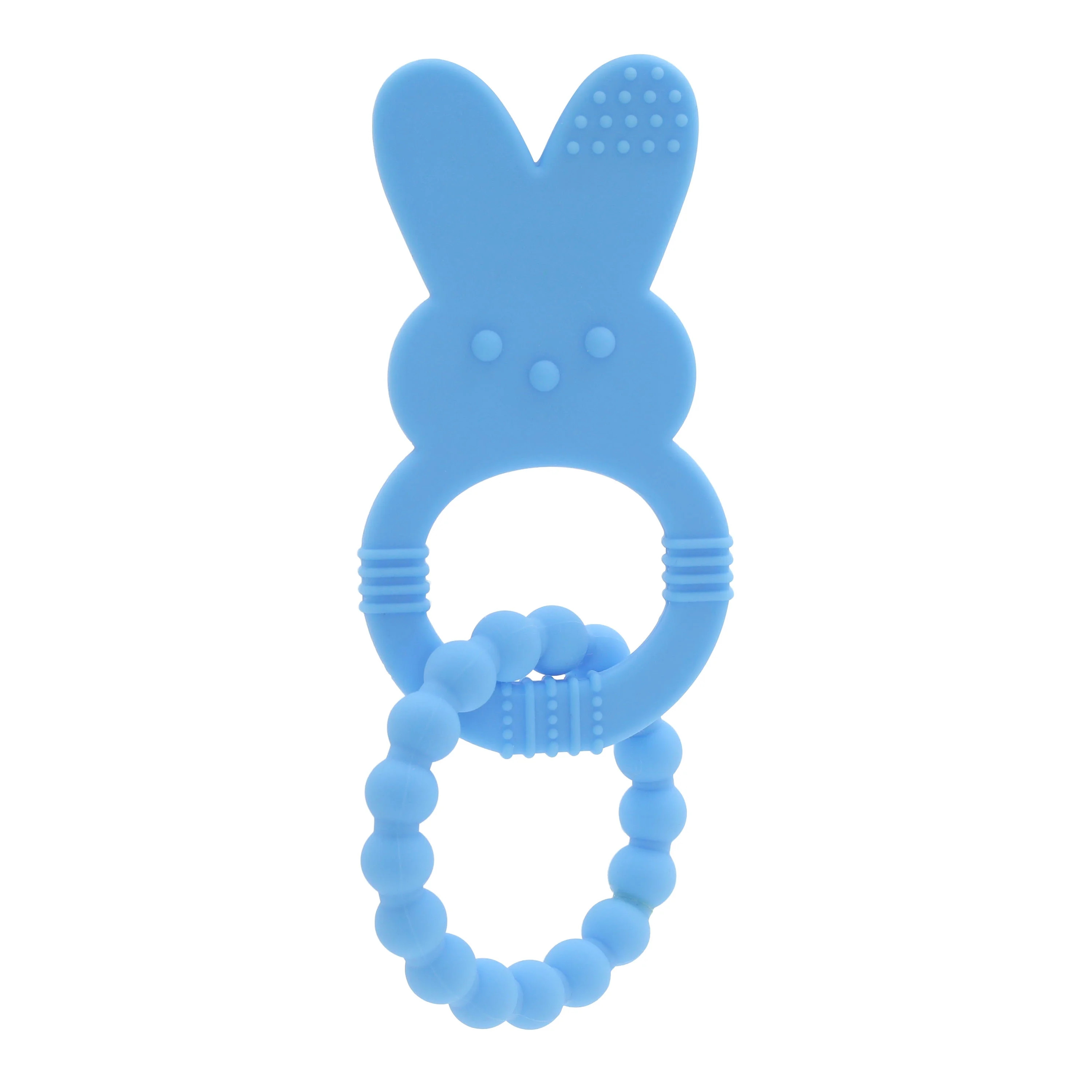 Peeps Bunny Silicon Baby Teether, Blue | Walmart (US)