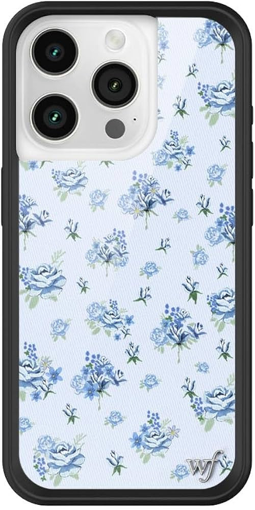Wildflower Cases - Forget Me Not Floral Case, Compatible with Apple iPhone 15 Pro | Blue, Floral,... | Amazon (US)
