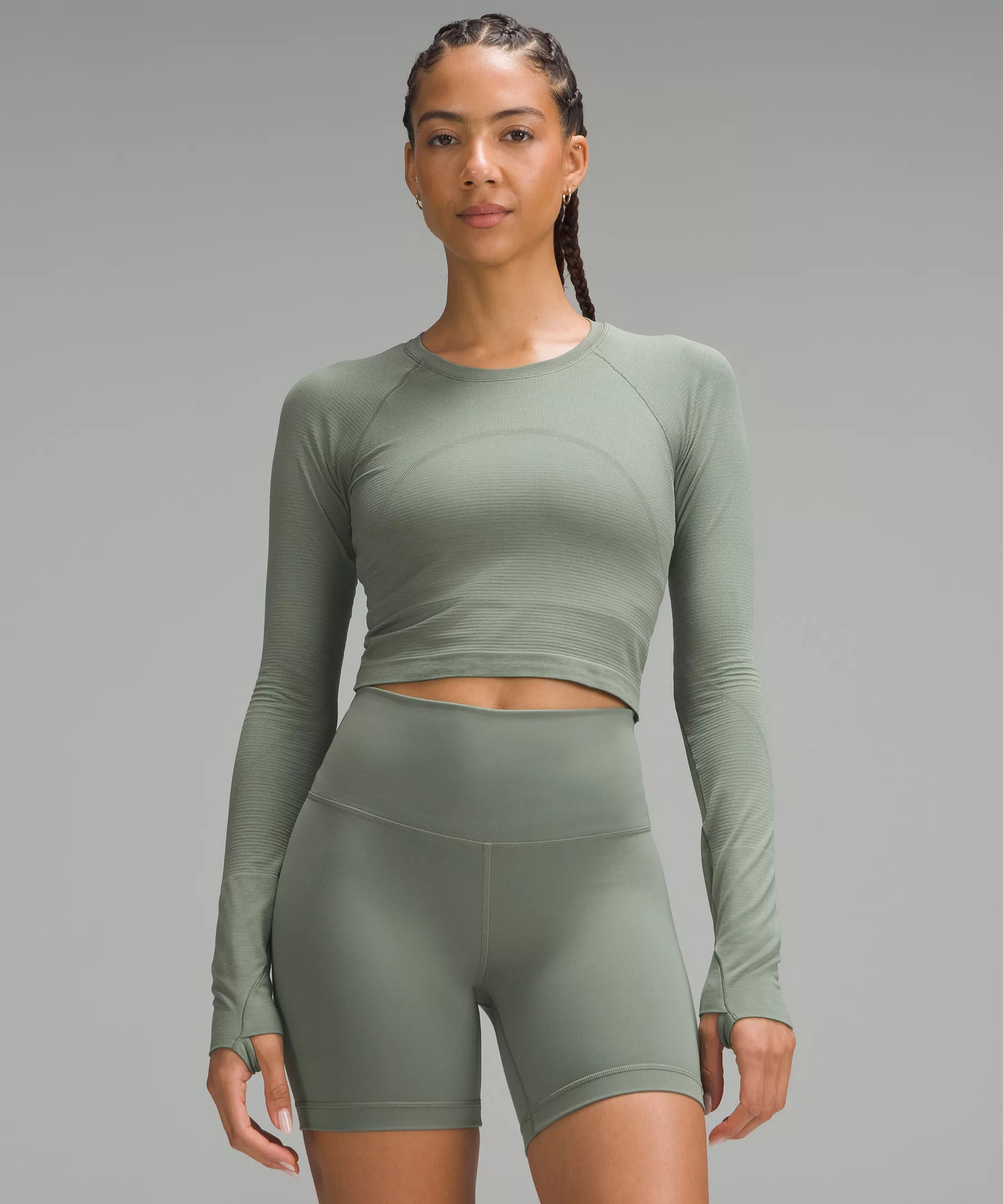 Swiftly Tech Cropped Long-Sleeve Shirt 2.0 | Lululemon (US)
