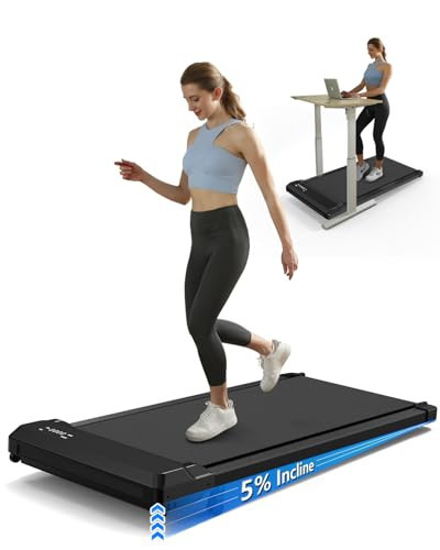 3-in-1 Walking Pad with Incline,5% Manual Incline Portable Walking Pad Treadmill for Home & Office,2.5 HP Under Desk Treadmill with Remote Control | 265LBS,No Assembly | Amazon (US)