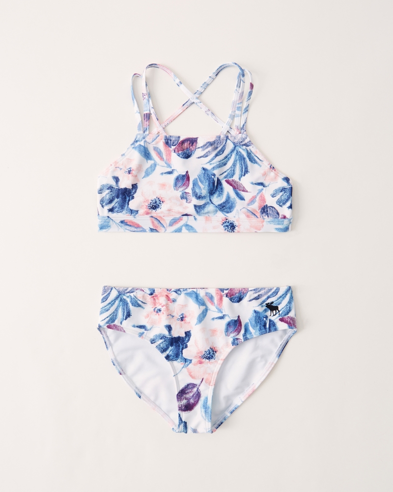 high-neck two-piece swimsuit | Abercrombie & Fitch (US)