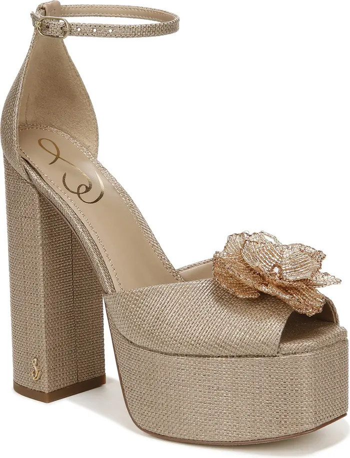 Kori Flora Ankle Strap Platform Sandal (Women) | Nordstrom