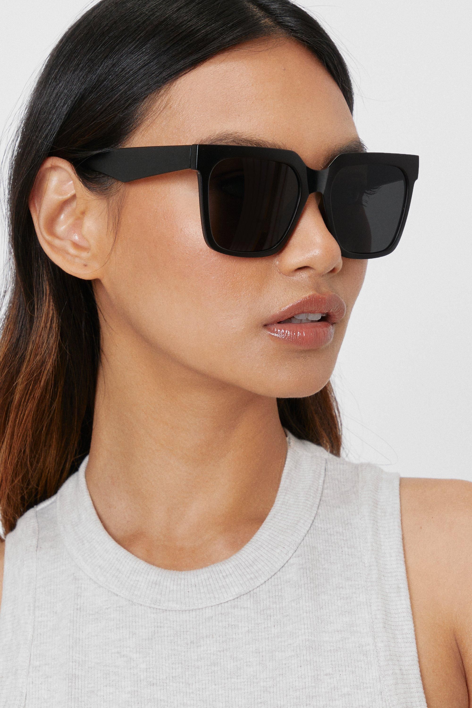 Oversized Square Tinted Sunglasses | Nasty Gal (US)