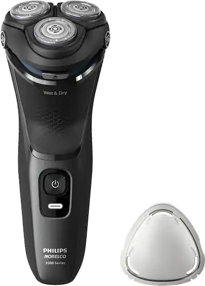 Philips Norelco - Series 3000 Rechargeable Wet/Dry Electric Shaver - Black | Best Buy U.S.