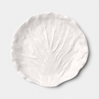 8.75" Stoneware Radicchio Salad Plate White - Threshold™ | Target
