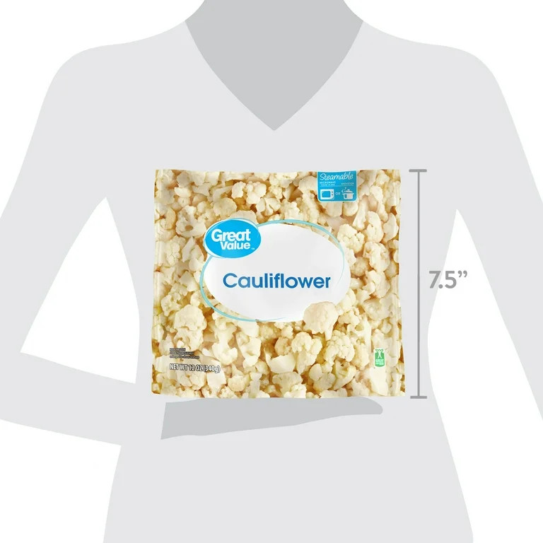 Great Value Cauliflower, 12 oz Bag (Frozen) | Walmart (US)