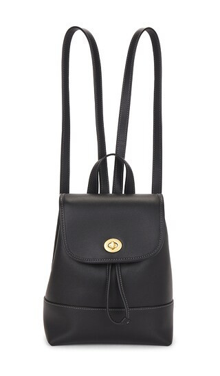 Coach Originals Turnlock Backpack in Black. | Revolve Clothing (Global)