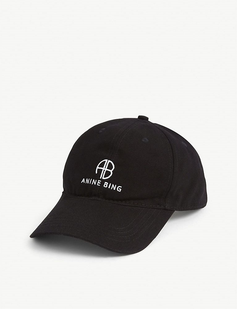 ANINE BING Jeremy cotton baseball cap | Selfridges