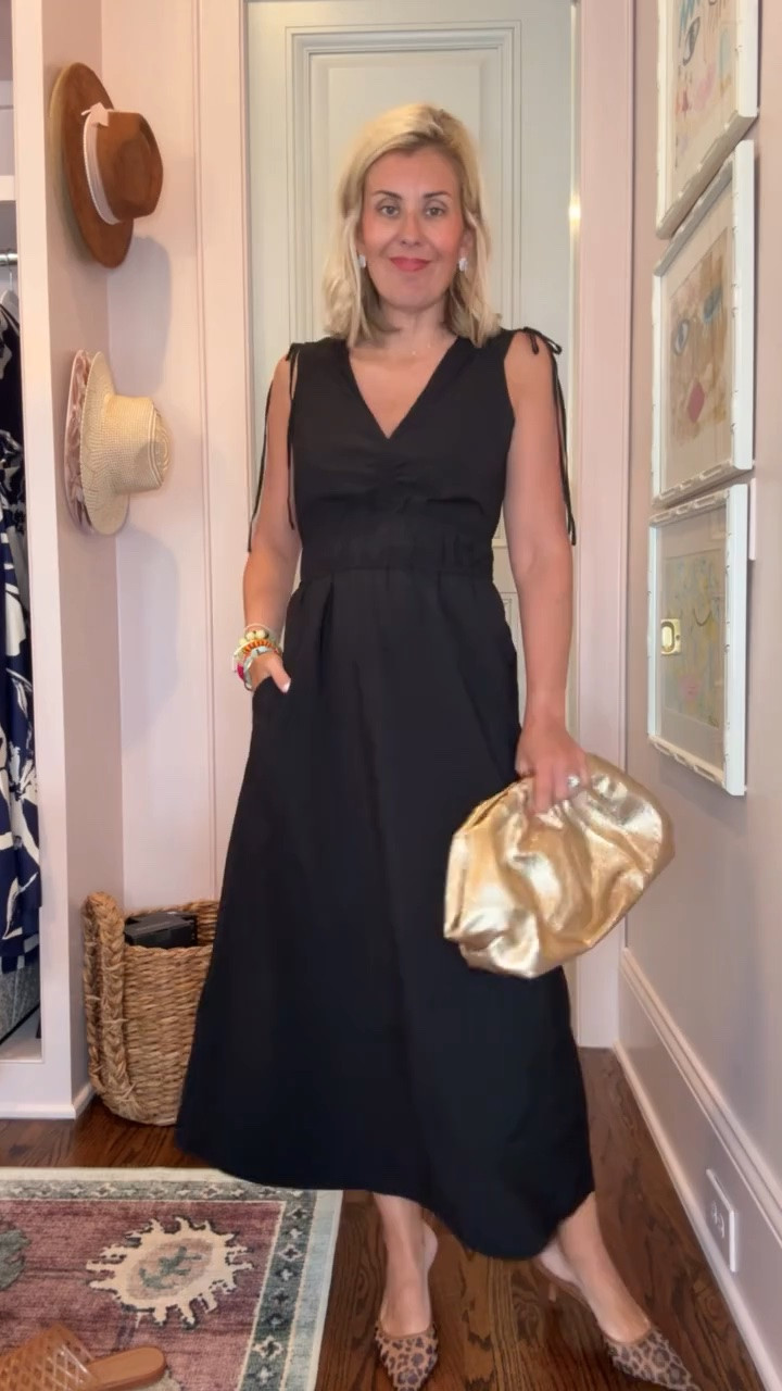 Best dress of the day!! Everyone needs a great black dress and this is a yes!  I’m in xs dress and 8 heel. 

*code Catherine20 at Allie + Bess

#LTKdayinmylife #LTKootd #LTKmomlife