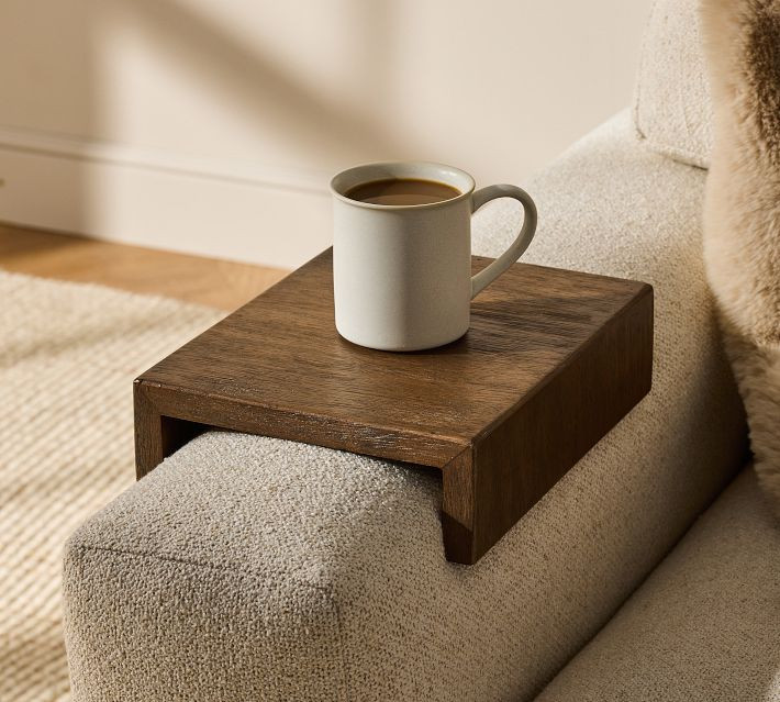 Big Sur Square Armrest Tray | Pottery Barn (US)