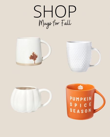 Fall mugs!! 🍁🎃 
All the Fall vibes with these coffee mugs! I have 3 out of the 4! Ah! 
Favorite tip: add whipped cream and sprinkle Pumpkin Spice on top for an added touch! 🧡🤎

#LTKhome #LTKSeasonal #LTKHoliday