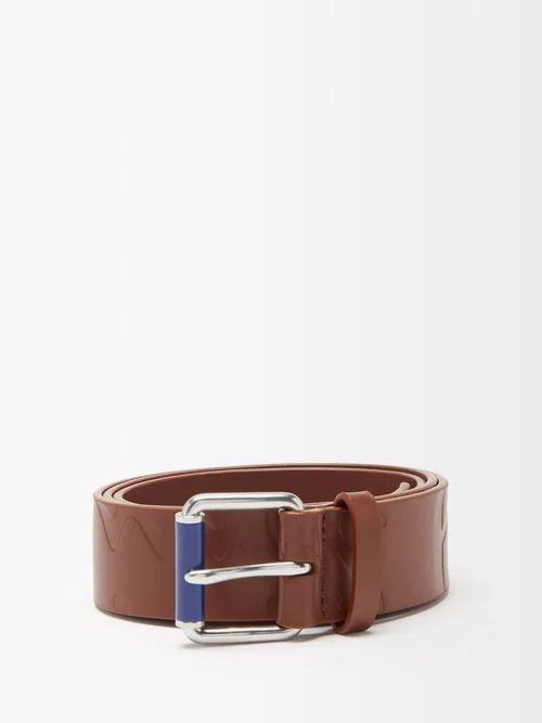 Paul Smith - Logo-debossed Leather Belt - Mens - Brown | Matches (US)