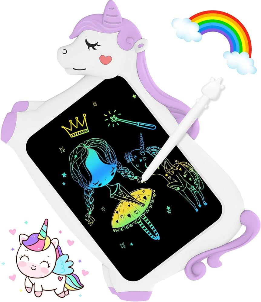 LCD Writing Tablet for Kids Toys, Unicorns Toys Gifts for Girls Age 3-8, Erasable Doodle Board Me... | Amazon (US)