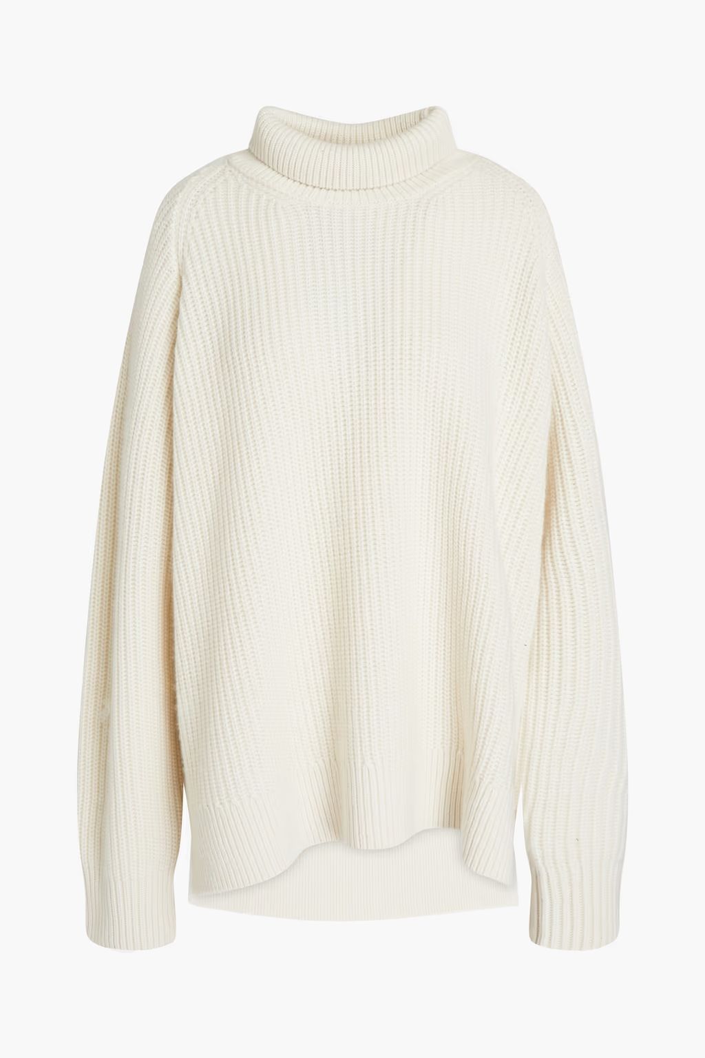 Ivory Ribbed cashmere turtleneck sweater | ROSETTA GETTY | THE OUTNET | The Outnet (US and CA)