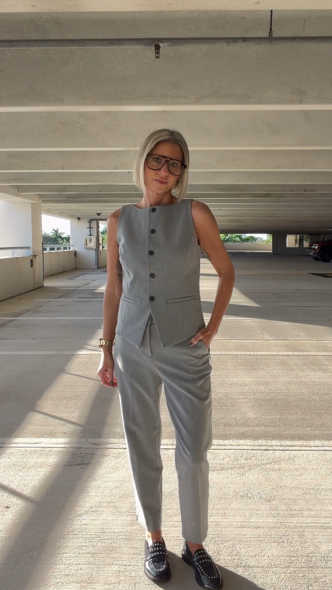These matching suiting pieces from Spanx have quickly become closet staples. The smoothing panels in these tailored trousers are such a great touch, along with the zippered pockets. 

I’m wearing an XS vest and a Small Petite in the pants.

#LTKootd #LTKgrwm #LTKWorkwear