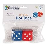 Learning Resources Soft Foam Dice Dots, 2 Pieces, Multi | Amazon (US)