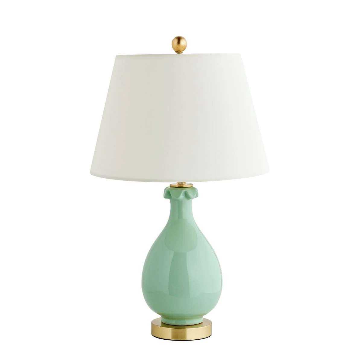 Ruffle Lamp in Garden Green | Caitlin Wilson Design
