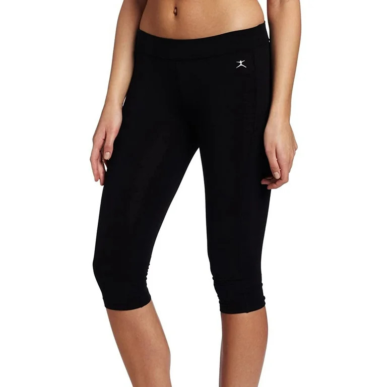 Danskin Womens Activewear Large Pull-On Knit Capri Leggings - Walmart.com | Walmart (US)