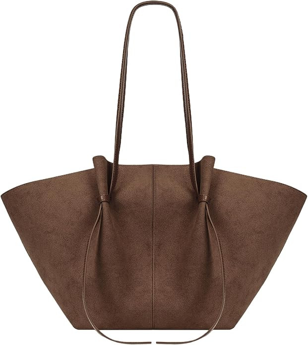 YFGBCX Tote Bag Smooth Leather Work Bag for Women Trendy Top Handle Bag Luxury Hobo Handbag with ... | Amazon (US)