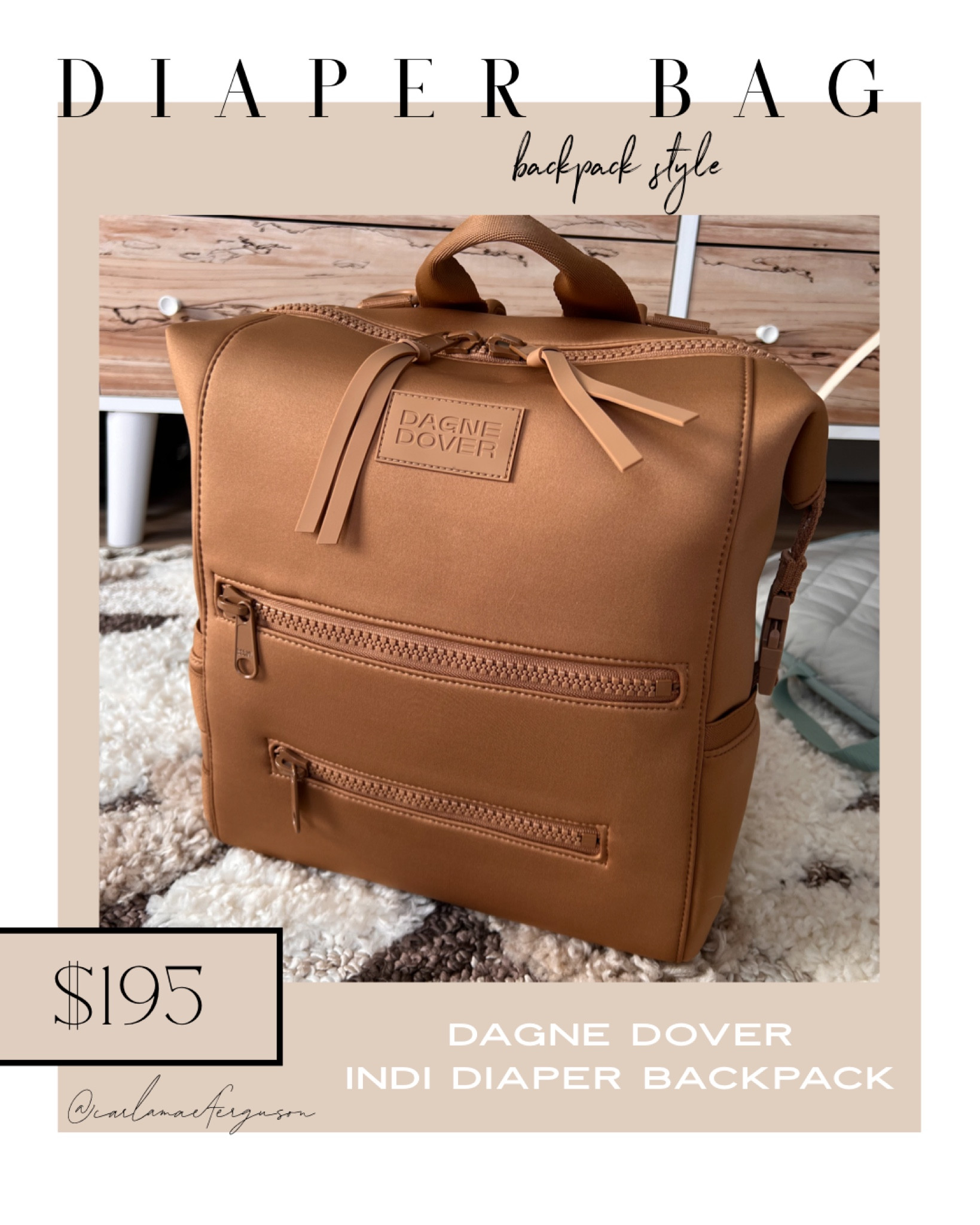 Dagne Dover Medium Indi Backpack Diaper Bag 