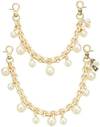 HUAAPLEVLA 2 Pcs Gold Bag Charms for Handbags Unique Purse Extender Chain with Pearl Pendant for ... | Amazon (CA)