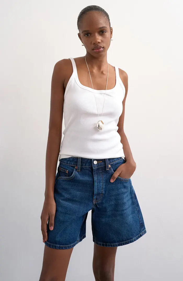 Editor Mid Rise Denim Shorts | Nordstrom