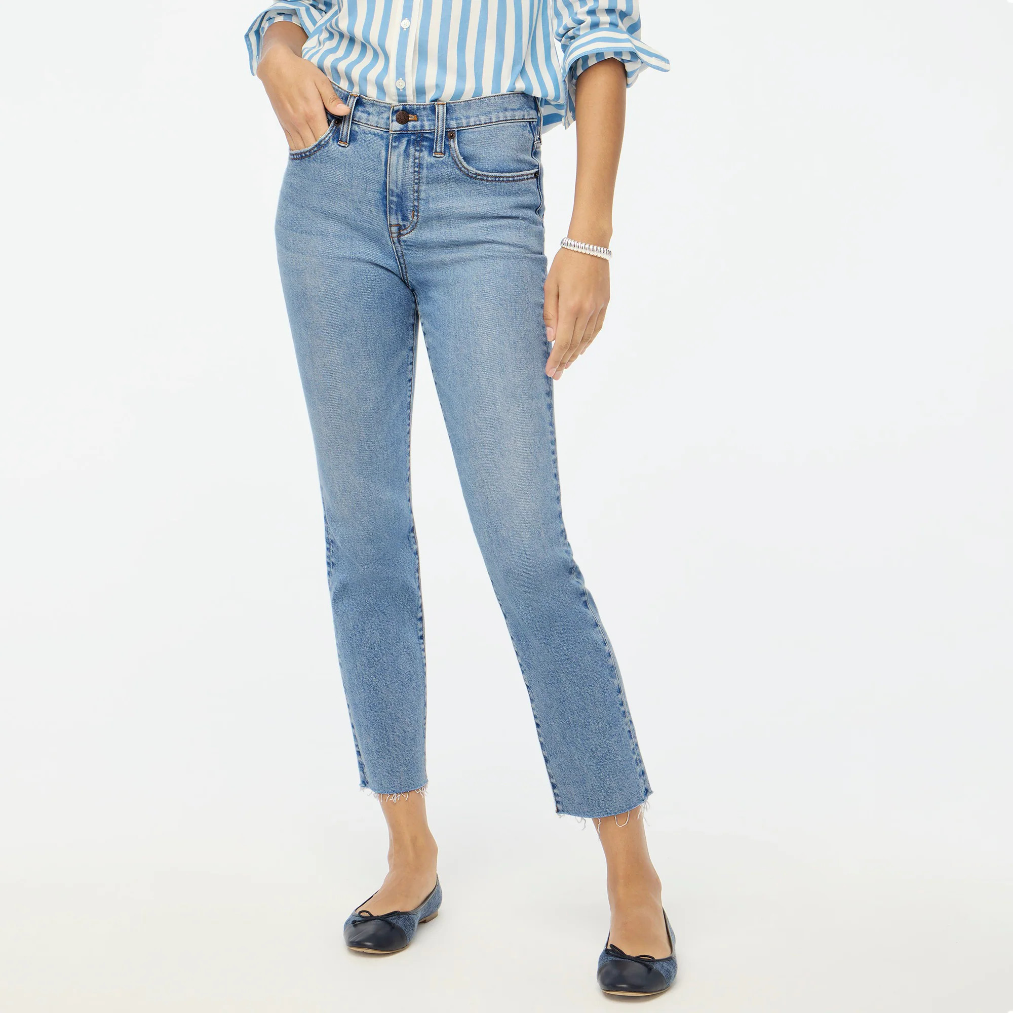 Essential straight jean in all-day stretch | J.Crew Factory