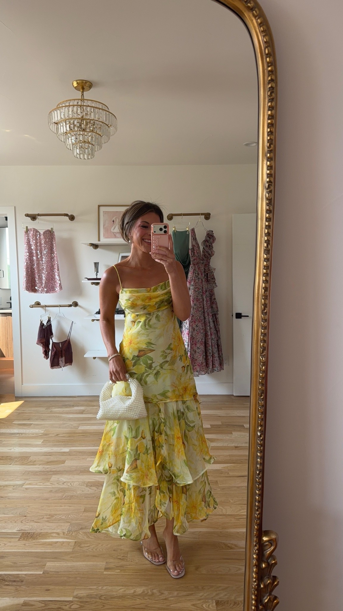@macys yellow floral maxi with a cowl neckline, thin straps, and a tiered ruffle hem special occasion dress 🌼

I’m 5’4” & wearing my usual size small/2

electric picks: emerson20

Formal event
Bachelorette dress
Black tie event
Wedding guest dress
Floral dress
birthday dress
Bridal dress
Beach wedding
Destination wedding
summer wedding guest dresses, wedding guest dresses, cocktail dresses, semi-formal dresses, black tie wedding guest dresses, destination wedding guest dresses, garden party dresses, wedding guest outfit ideas

#LTKootd #LTKSeasonal #LTKTravel