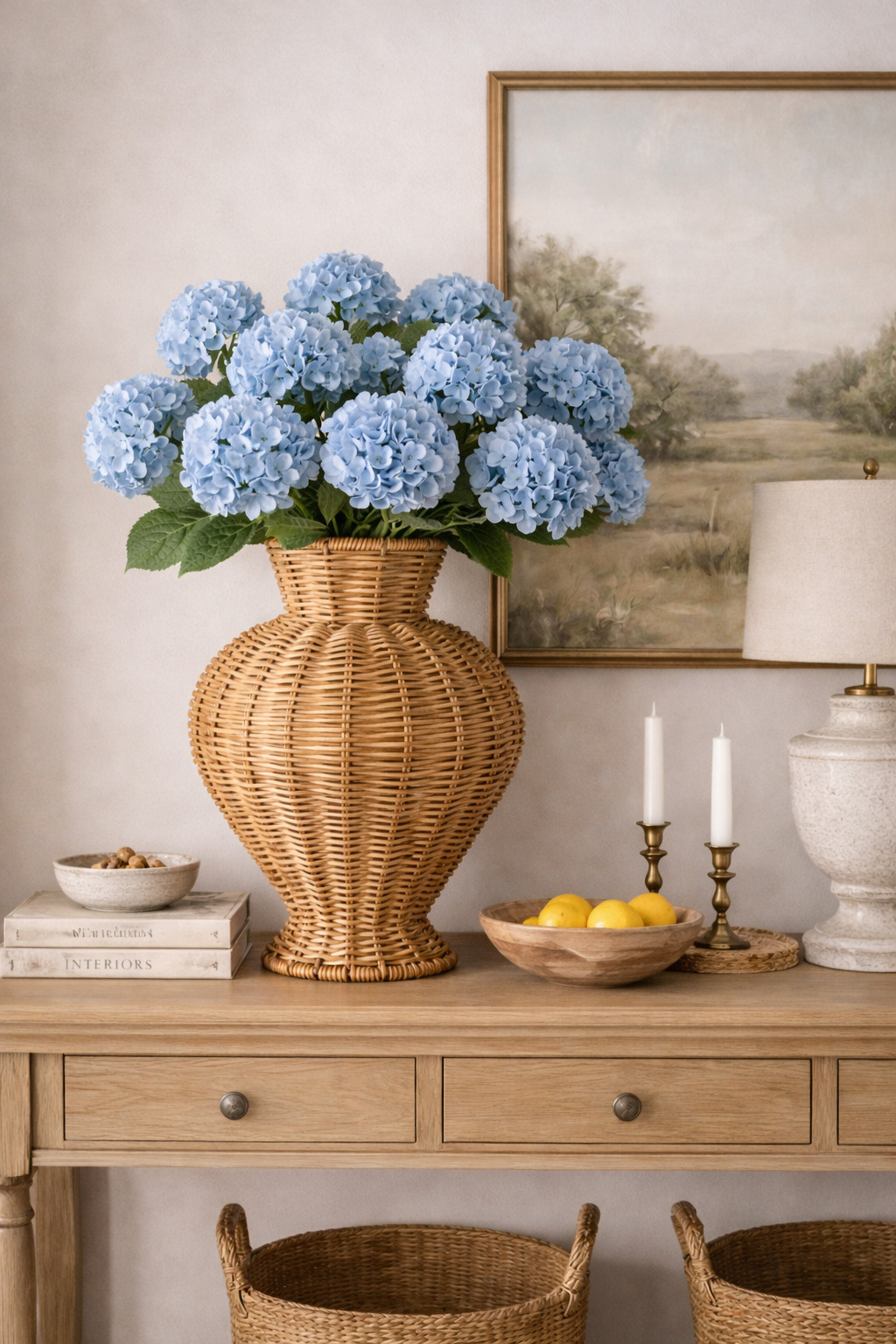 Cutest Walmart vase & hydrangea floral arrangement for spring! 

#LTKSeasonal #LTKHome #LTKOver40