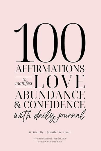 100 Affirmations to Manifest Love, Abundance, and Confidence: Daily 3 minute journal included    ... | Amazon (US)