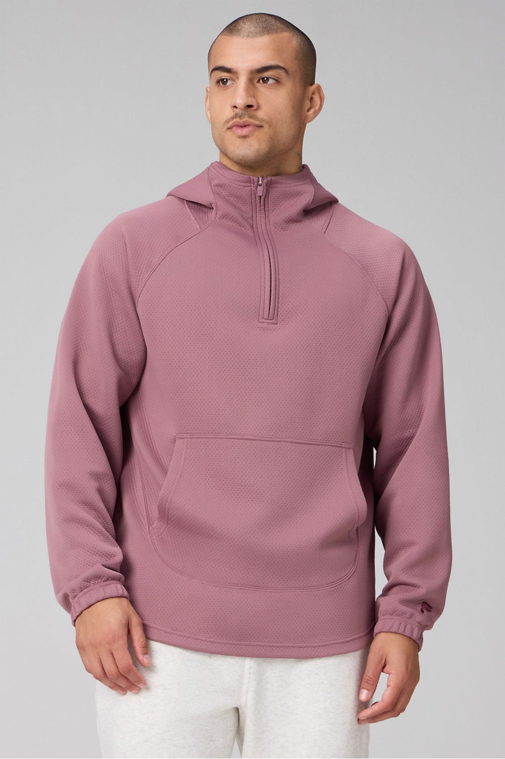 The GridTech Quarter Zip Hoodie | Fabletics