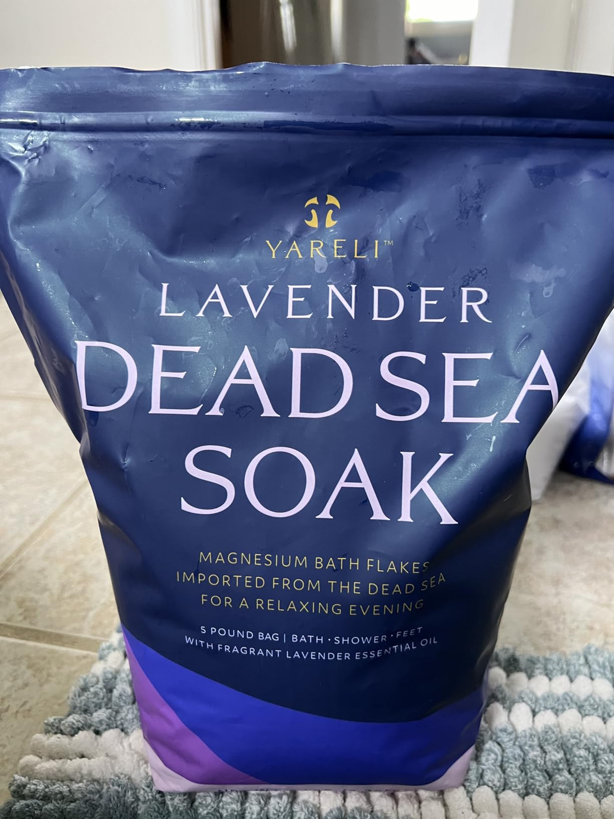 Dead Sea Bath & Foot Soak, Unscented Magnesium Bath Salt Flakes, Alternative to Epsom Salt, 5lbs ... | Amazon (US)