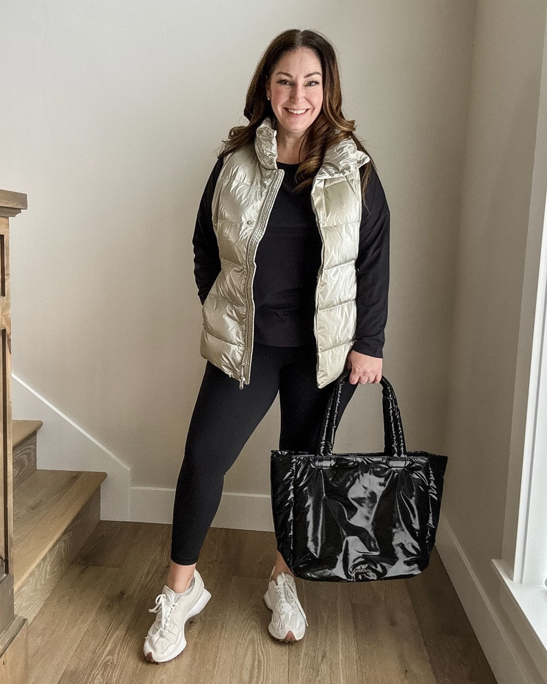 The best winter outfits include shimmer! This top gift from @athleta is warm and festive, wearing in a large. 

@athleta #ad #Athleta #PowerOfShe #FindYourMovement
 

 #LTKSeasonal #LTKSaleAlert #LTKMidsize