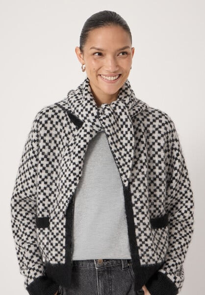 Jacquard Triangle Scarf | Hush UK