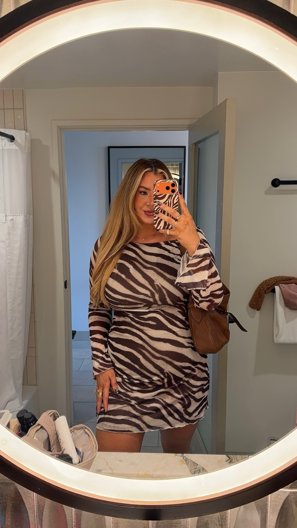 OOTD 🤎 wearing this dress in an xl!

#LTKootd #LTKMidsize #LTKTall