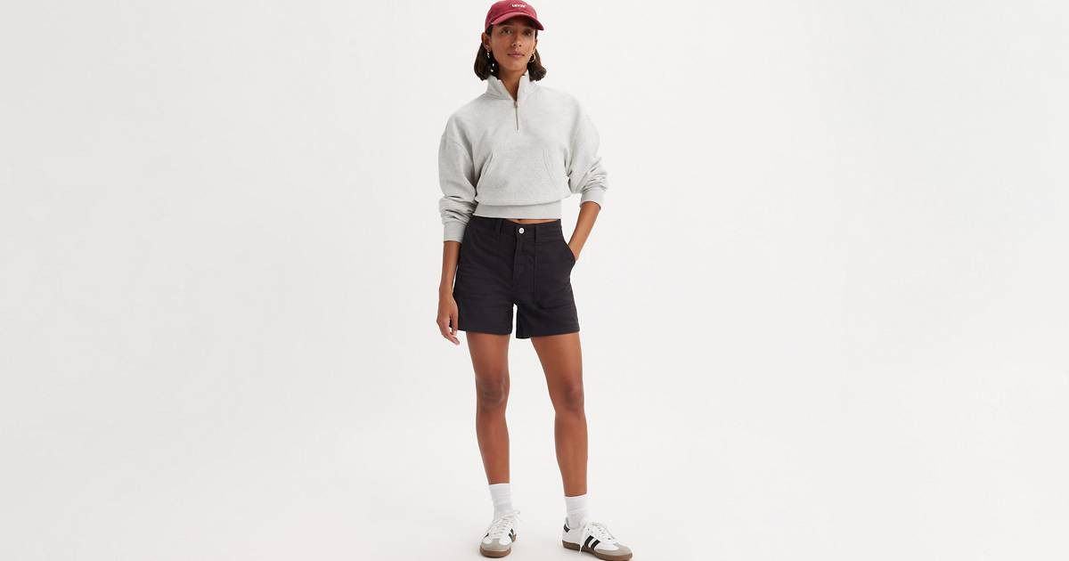 Utility Women's Shorts - Black | Levi's® US | Levi's US