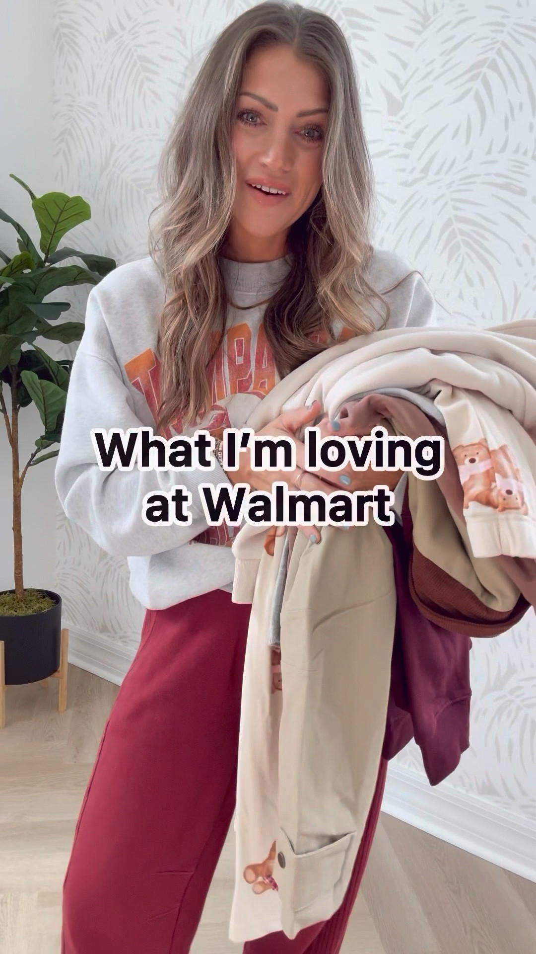 Walmart WINS!! For reference: I’m just about 5’4, size S or 2 is my true sizing. I always go down to XS in Walmart — they tend to run big. I sized down to XS in almost every item except I did my true S in the grey sweater, pj pants (they are a little baggy but I like them oversized!), and I did a L in the brown pj pullover for an oversized fit… everything else is down to XS. I’m in a 0/25 SHORT in the jeans — the best universal denim that go with EVERYTHING! #walmart #affordableoutfits #whattowear #falloutfitideas #casualoutfits #walmartfashion #walmartfinds 