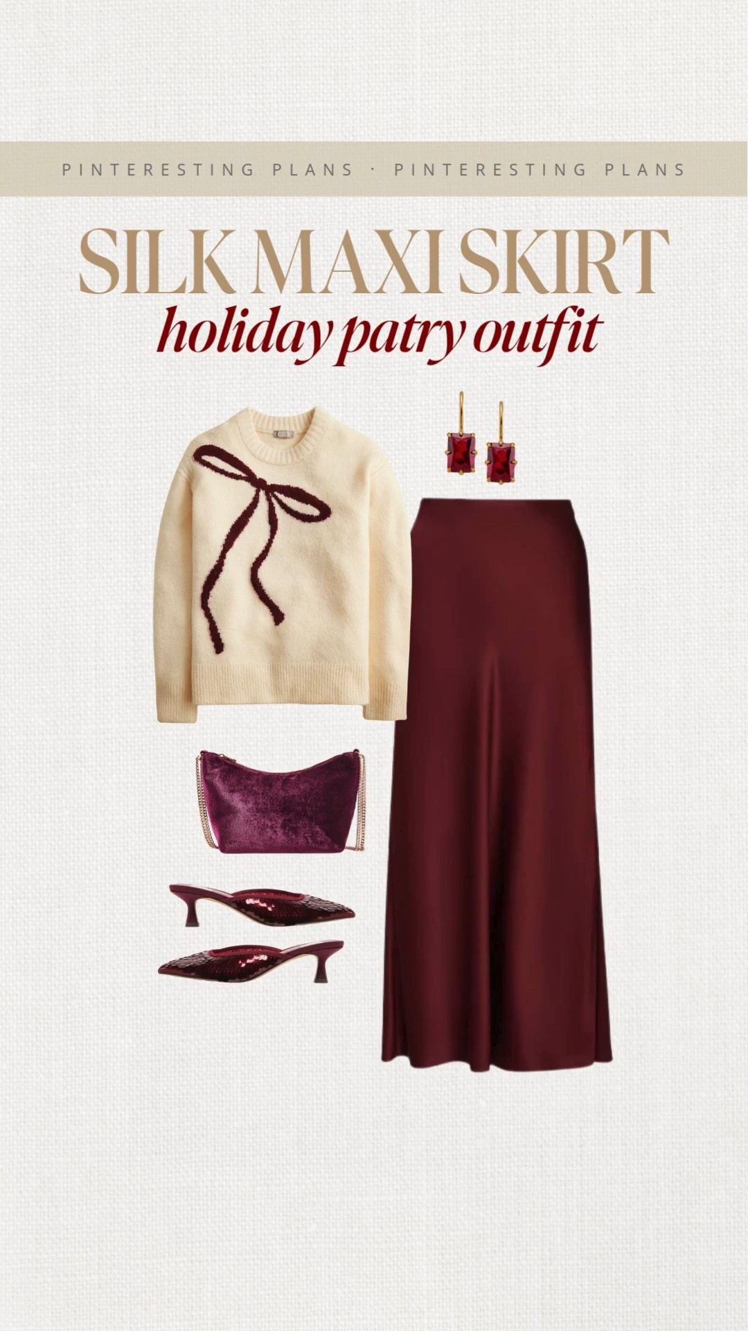 Silk maxi skirt holiday outfit idea 🙌🏻🙌🏻

Holiday style, holiday party, sweater, festive sweater, festive skirt, maxi skirt, satin skirt

#LTKSeasonal #LTKHoliday #LTKootd

#LTKSeasonal #LTKCyberWeek #LTKHoliday