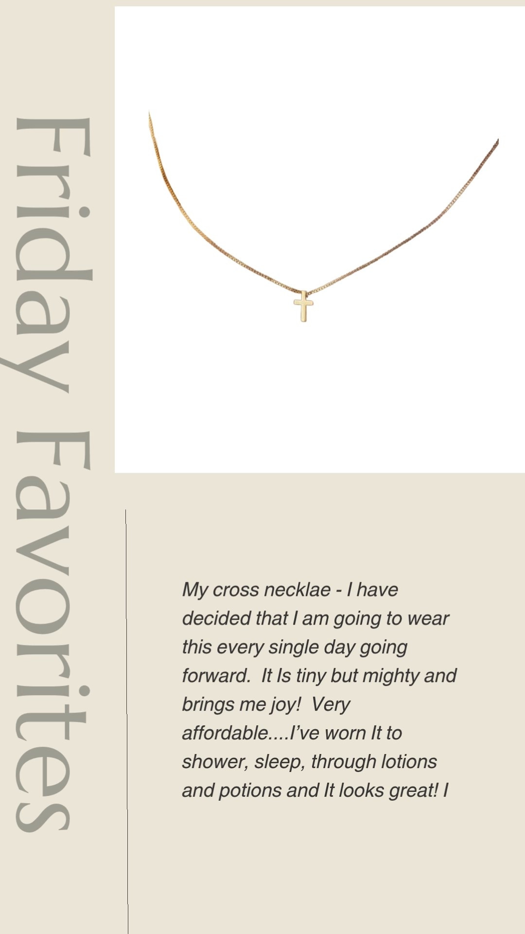 Tiny but says it all! I’m leaning more into my faith everyday!!! Looks great either way my necklace stack but says so much more! 

#LTKStyleTip #LTKFindsUnder50 #LTKOver40
