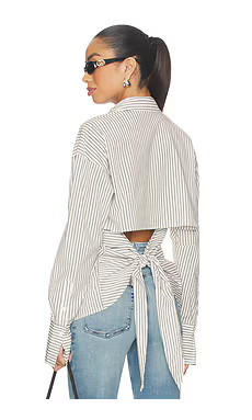 Poplin Tie Back Shirt
                    
                    Good American | Revolve Clothing (Global)