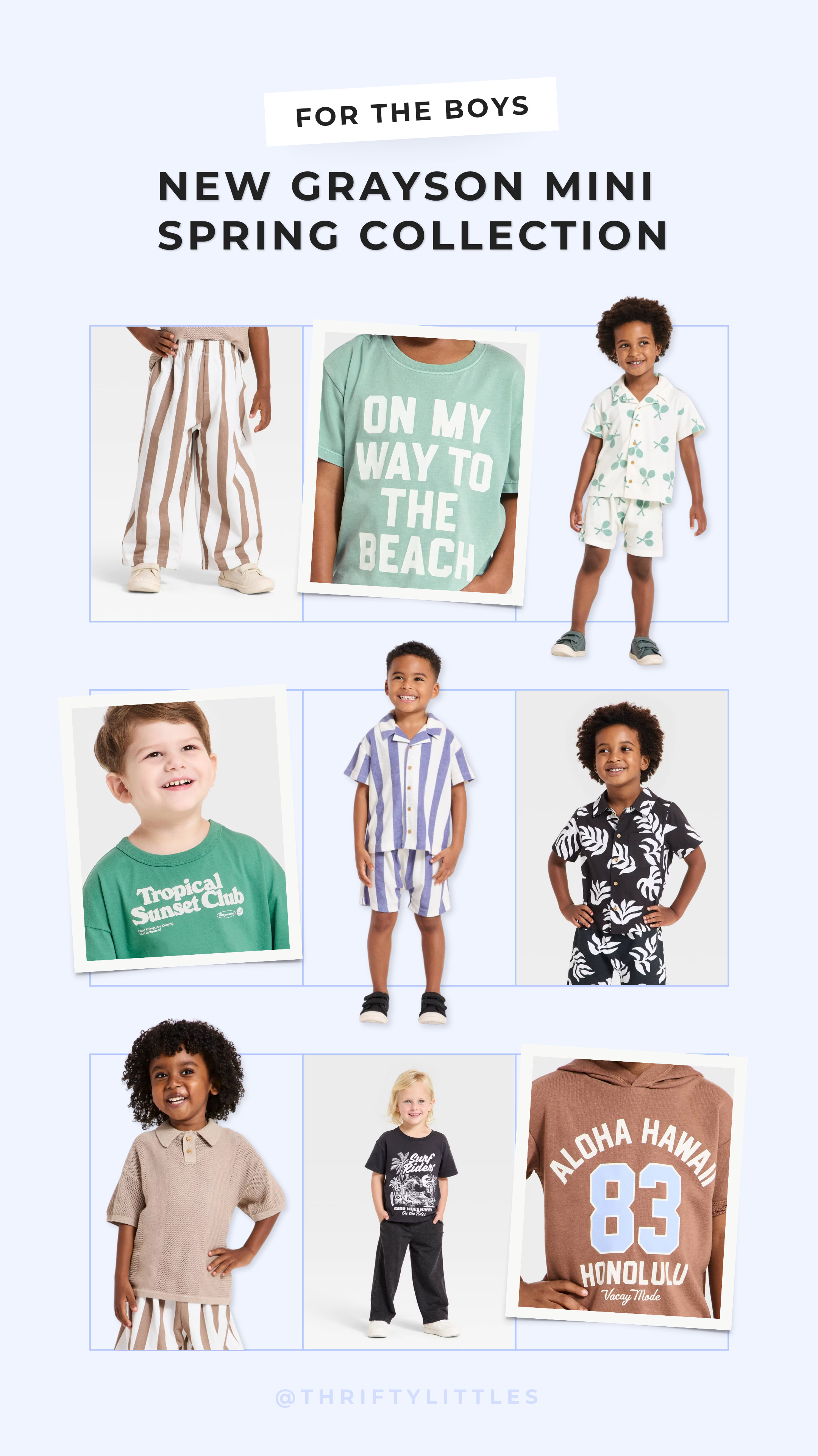 Surfs up, dude! 🤙☀️ Grab your little guy his favorite styles from the NEW Grayson Mini Spring before it jet-sets out of stock! ✈️ 

 #LTKSeasonal #LTKKids