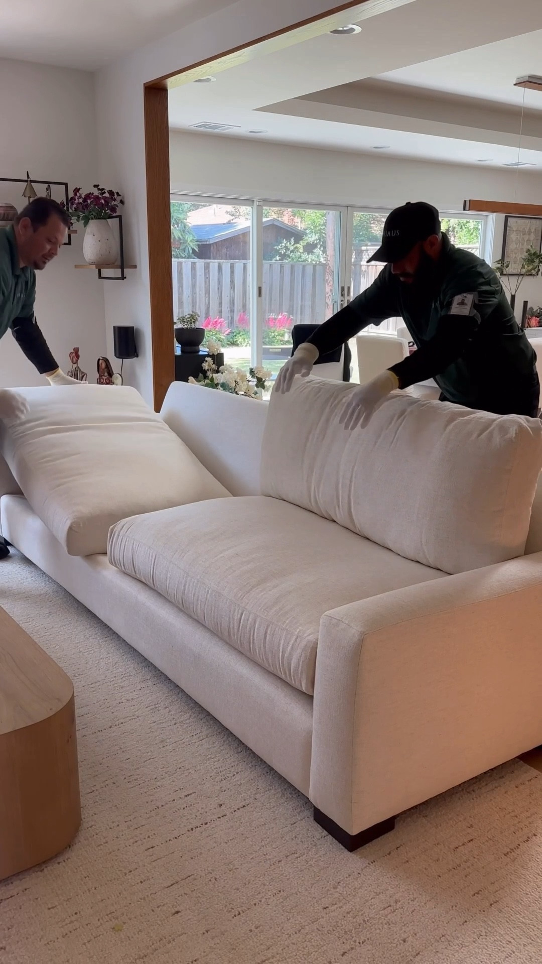 Our couch from @arhaus is on sale! Been using it for a year and half and cannot complain!

Living room, couch, arhaus, transitional modern