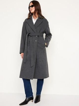 Oversized Belted Coat | Old Navy (US)